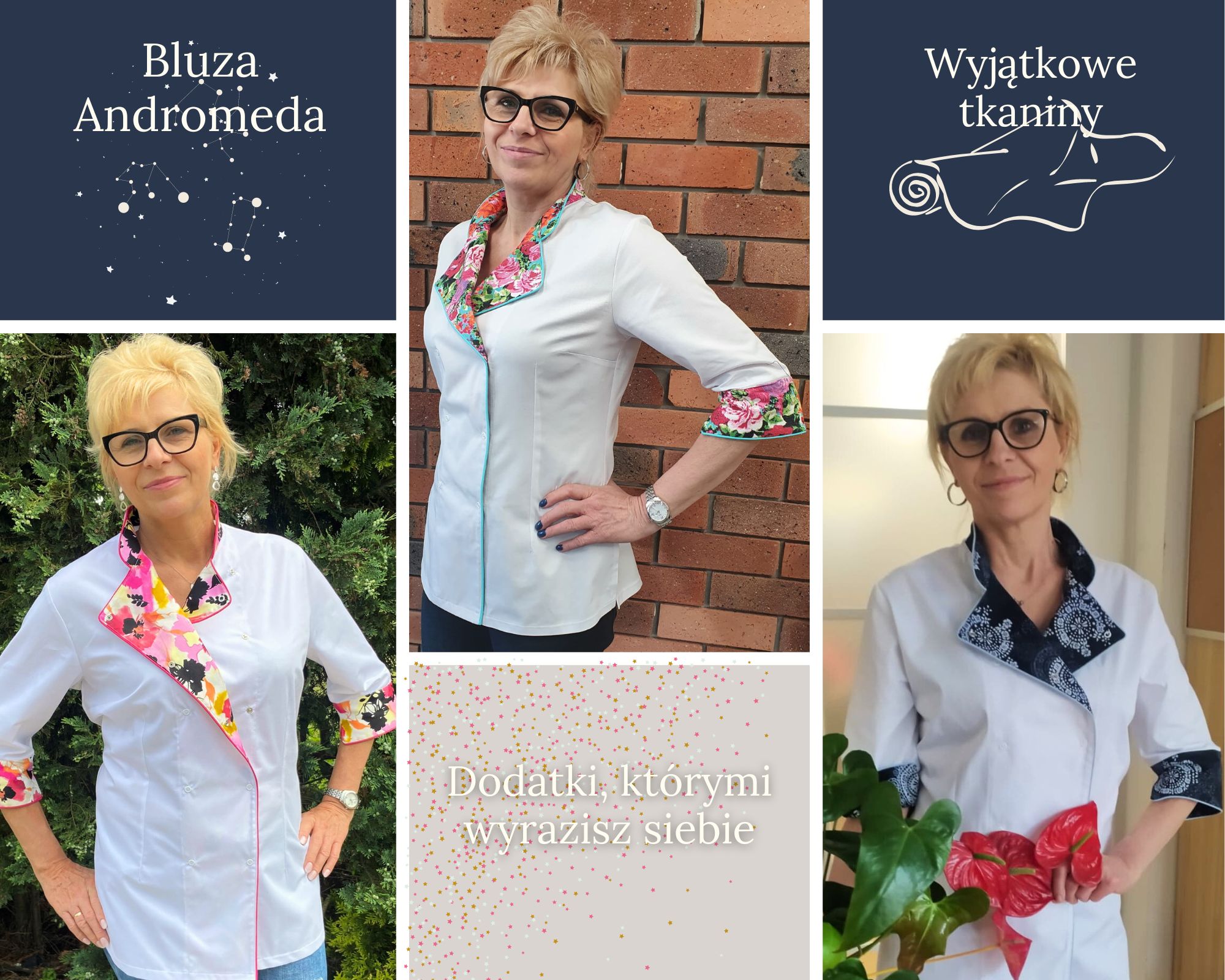 bluza Andromeda biała
